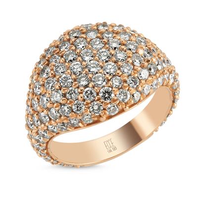 Full Diamond Chevalier Ring 