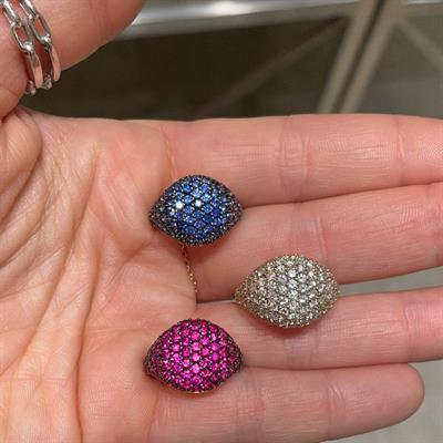 Full Diamond Chevalier Ring 