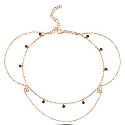 Mineli Pırlantalı Halhal