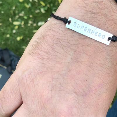 Name Tag Erkek İp Bileklik