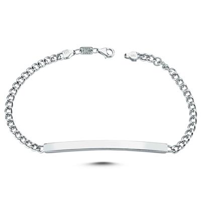 Name Tag Erkek Zincir Bileklik