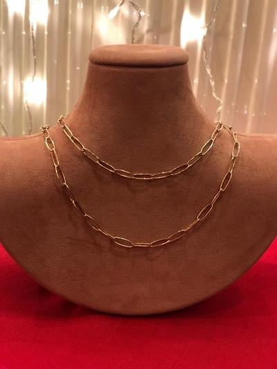Handcrafted Long Chain Necklace