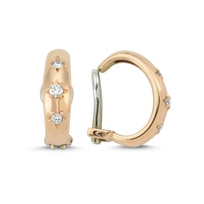 Yıldız Pırlantalı Kıkırdak Küpe / Earcuff