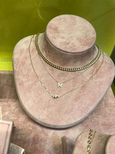 Kalın Zincir Chocker Kolye