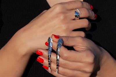 Le Serpent Pırlantalı Yılan Küpe