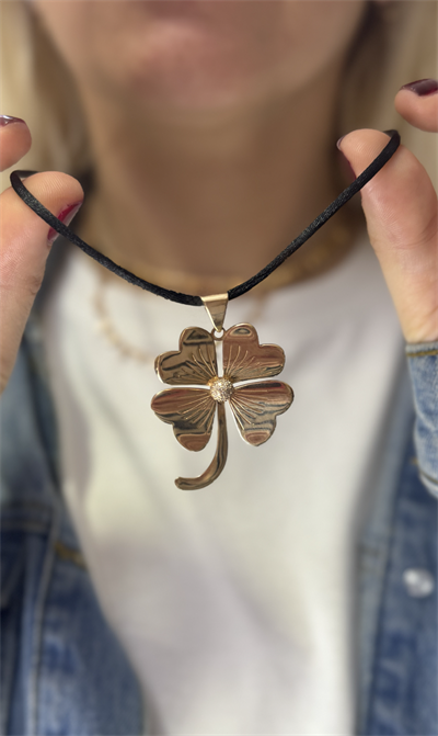 Lucky You 4 Yapraklı Yonca Şans Kolye Ucu