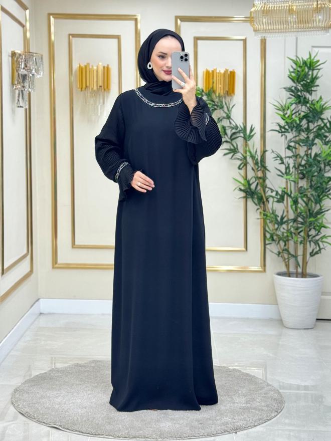 Dora Yelpaze Elbise Siyah