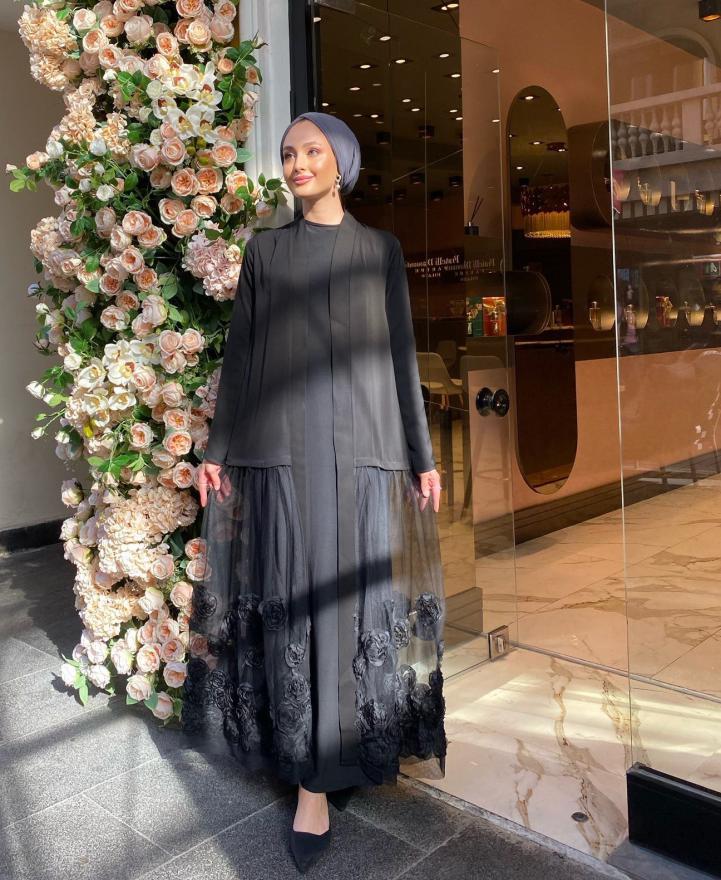 ETEĞİ GÜLLÜ ABAYA