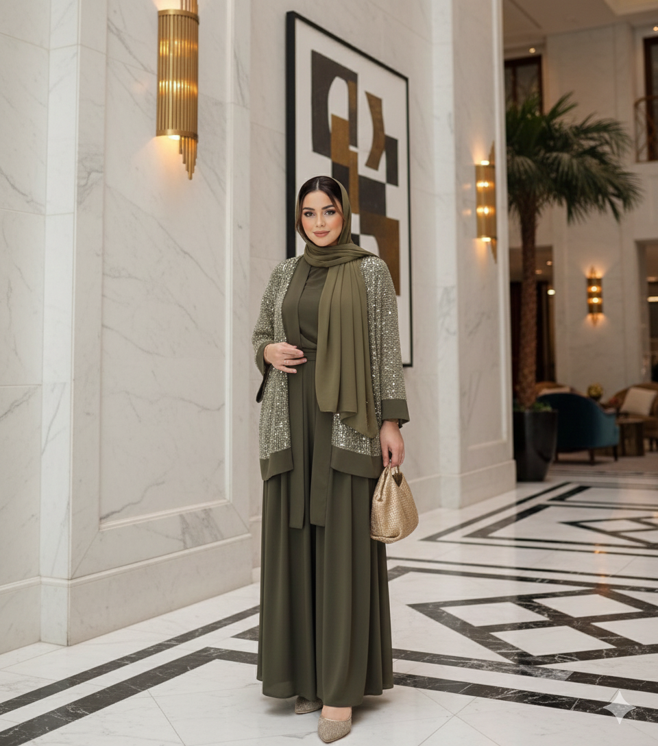 MOCCA IŞILTILI TAKIM YEŞİL