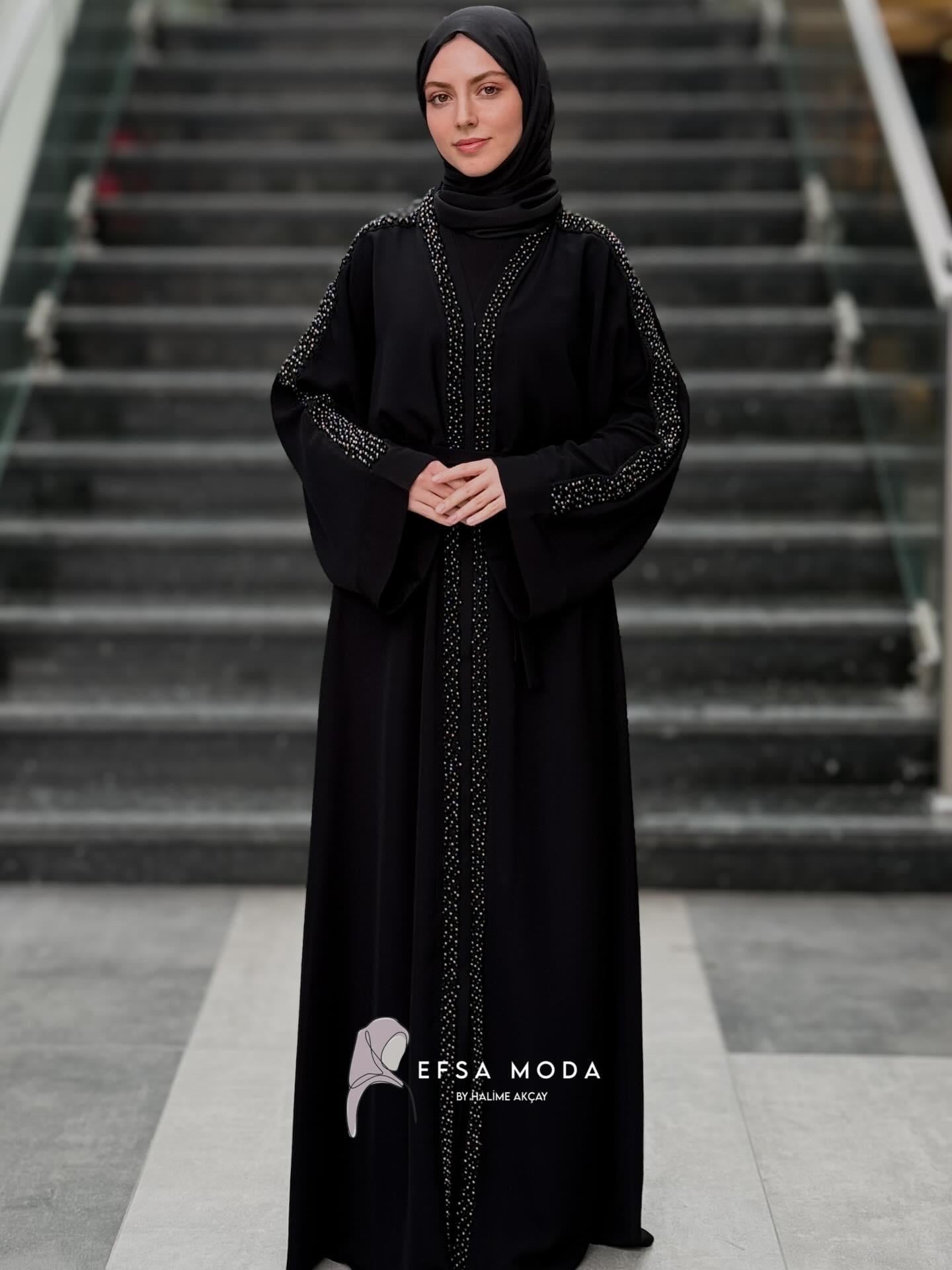 SAHRA TAŞLI ABAYA