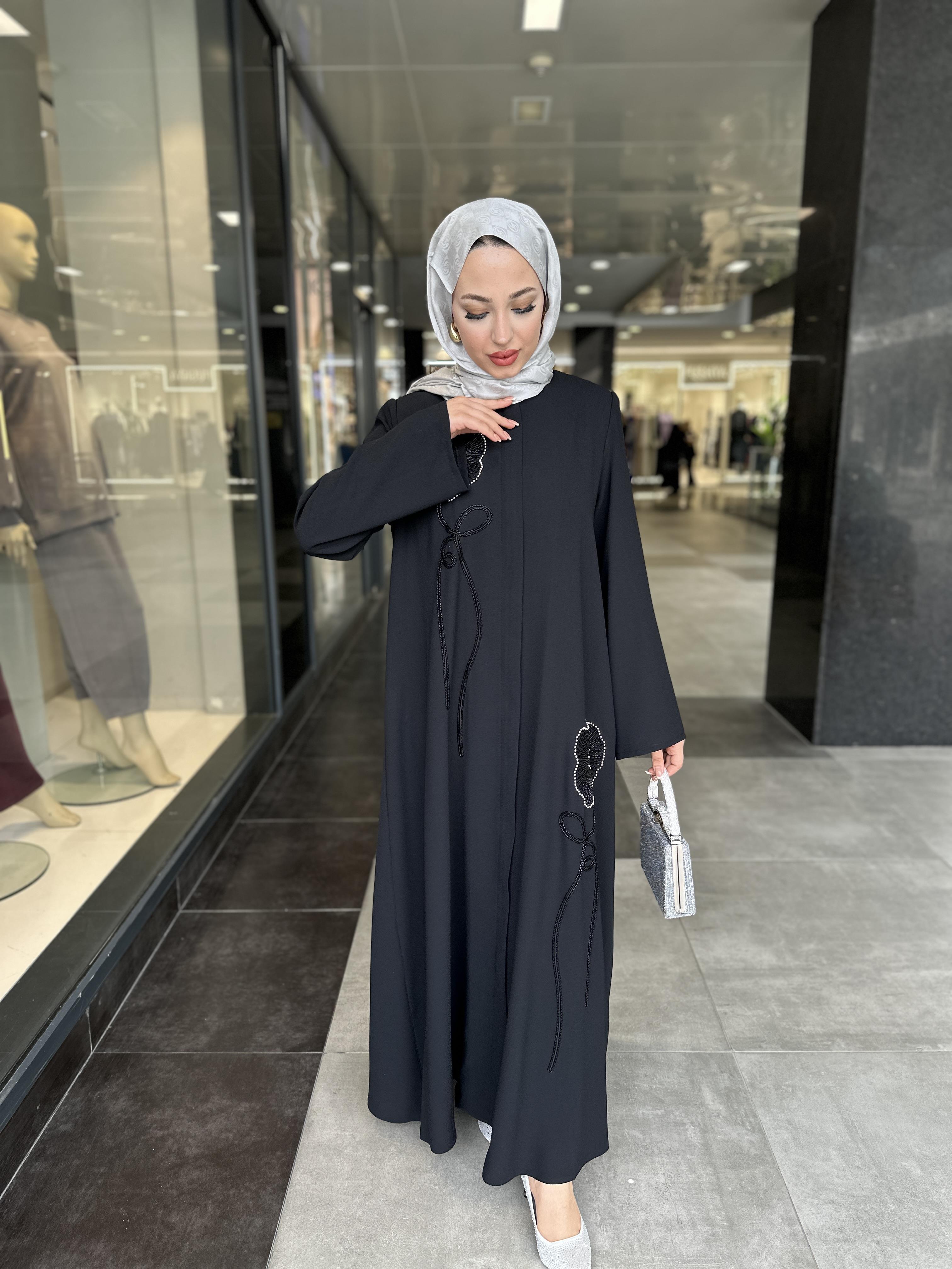 YONCA ABAYA SİYAH