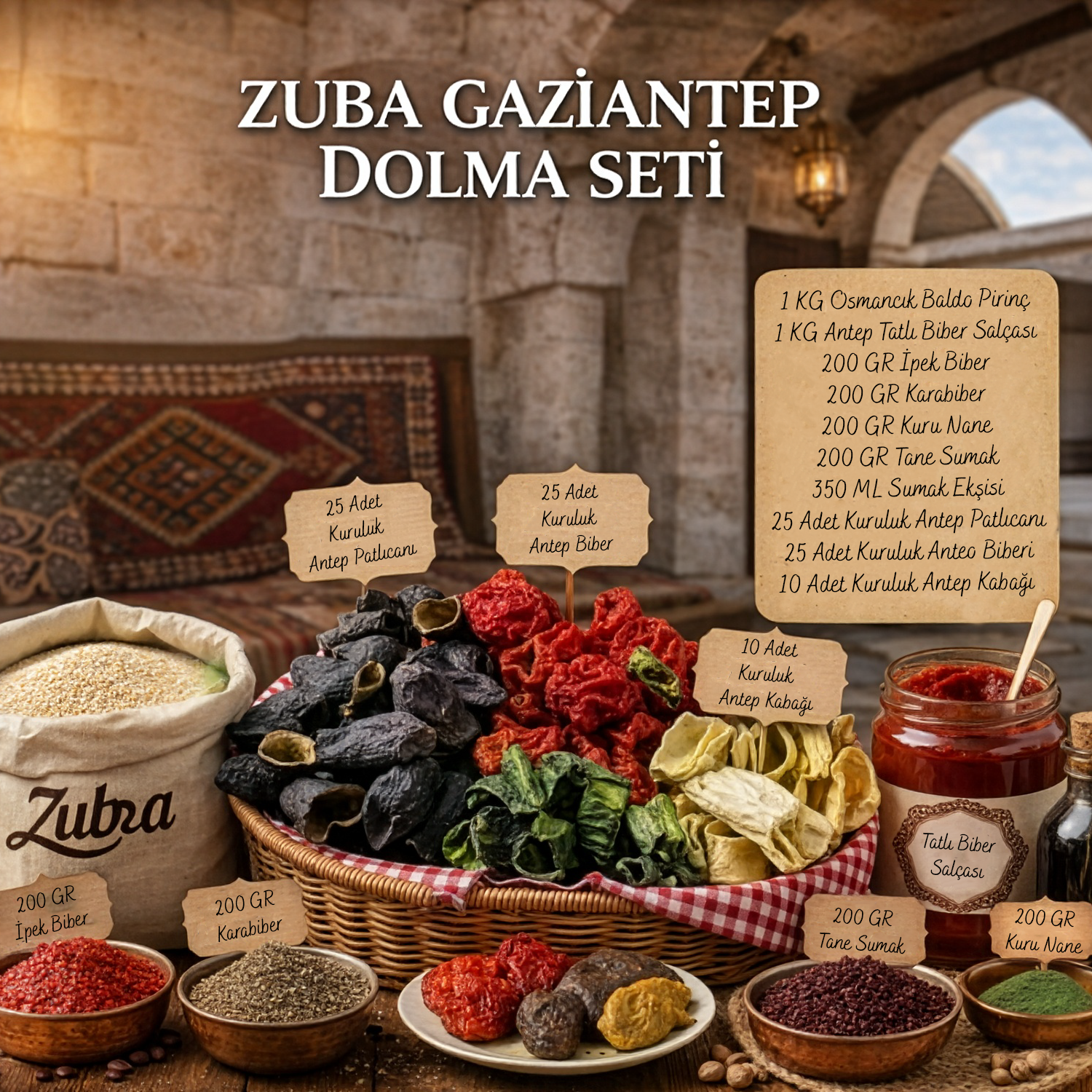 Gaziantep Dolma Seti