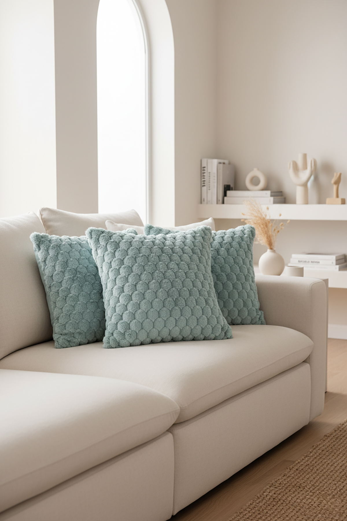 Yumuşak peluş tavşan tüyü 45x45  Veformdamla26