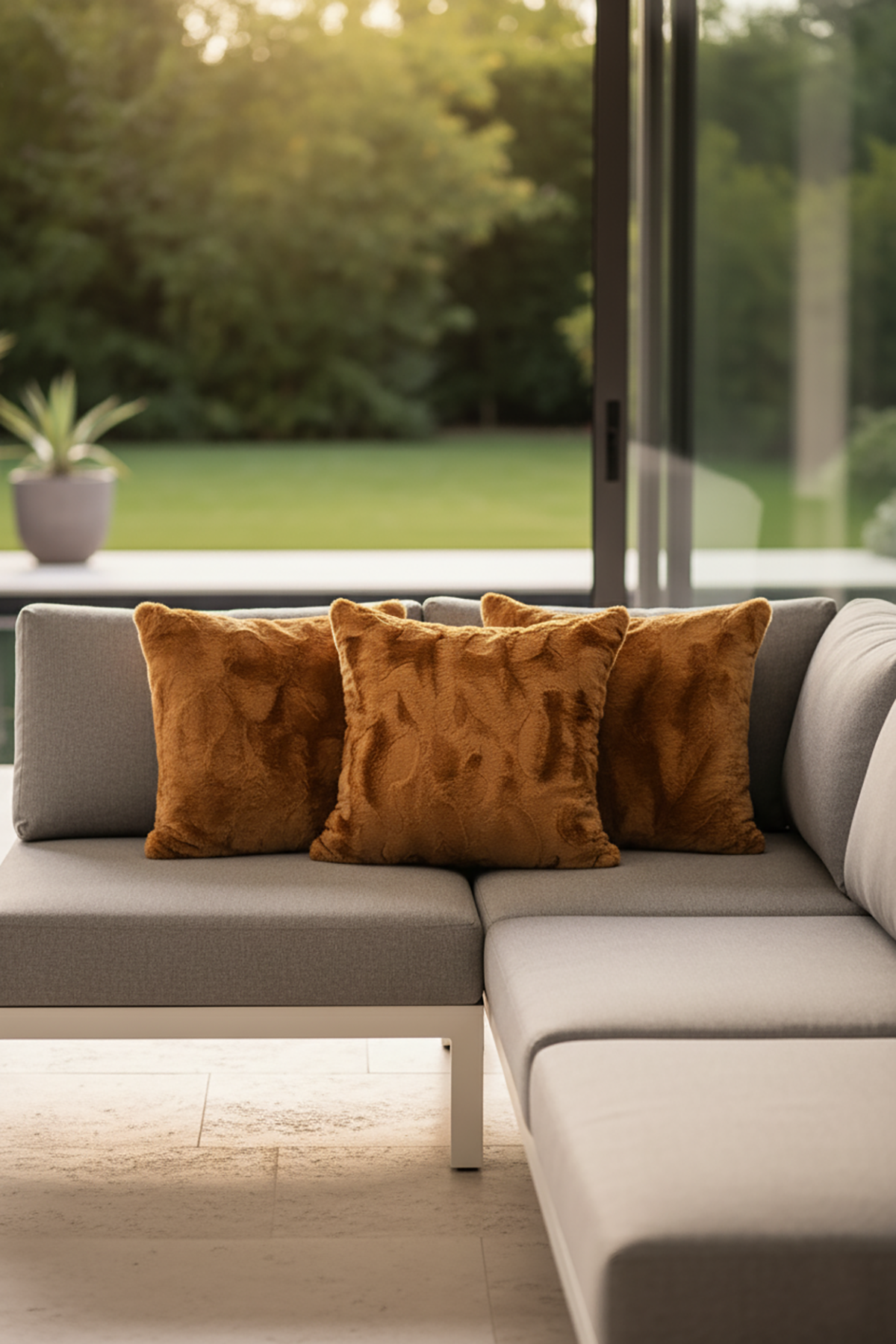 Yumuşak peluş tavşan tüyü 45x45  Veformtavşan26