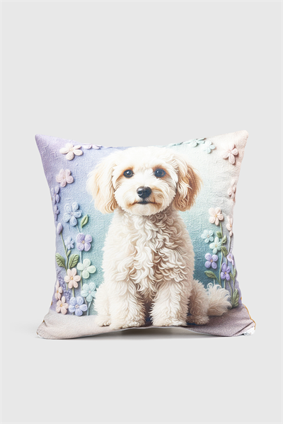 🐾 Toypoodle Dijital Dokuma 2li Kırlent Kılıfı 🐾 veformdijidog26