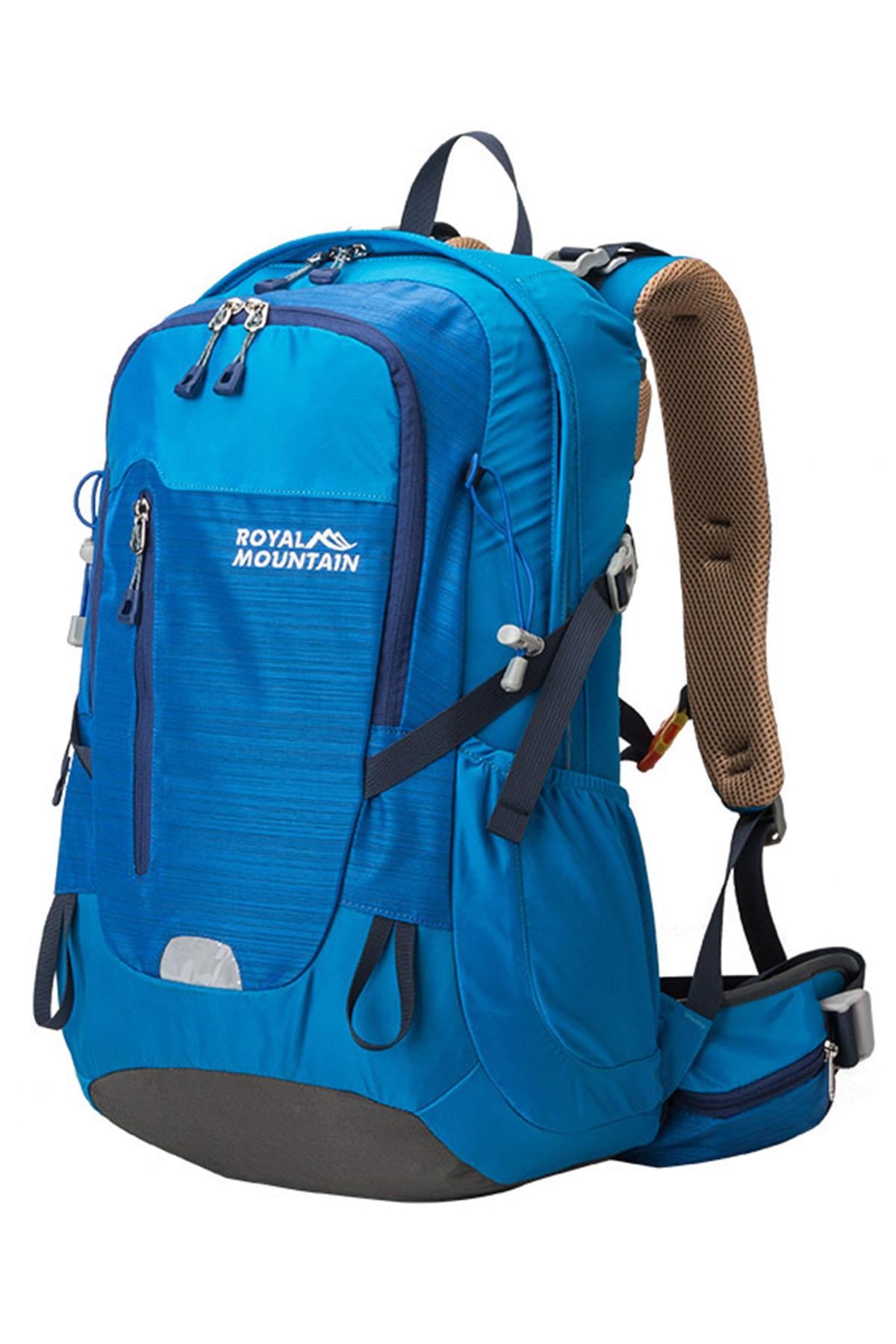 DSC1787 MaviOutdoor Kamp ve Yürüyüş Sırt Çantası (30 Litre Kapasiteli)