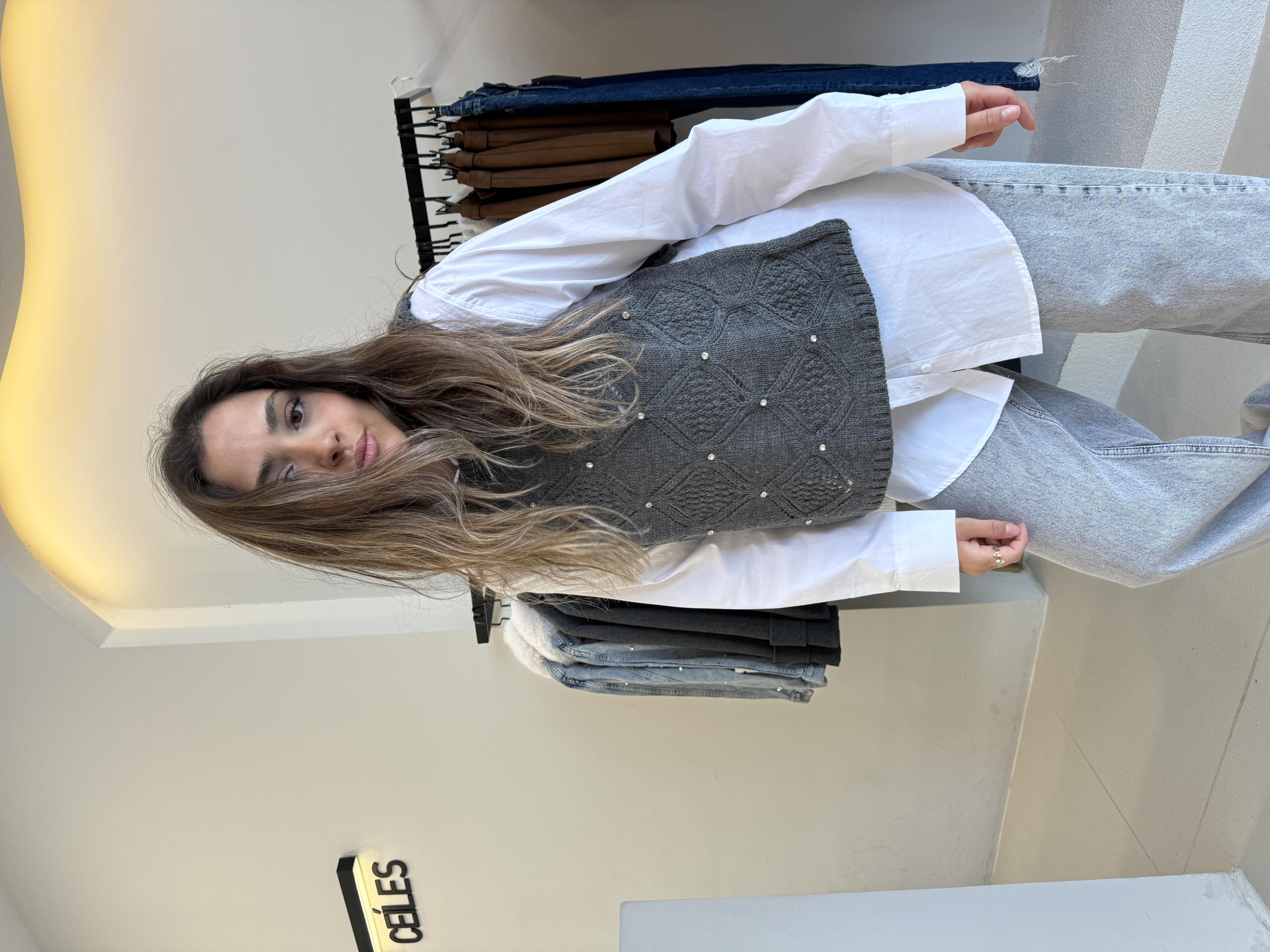 Swarovski Taşlı Süveter