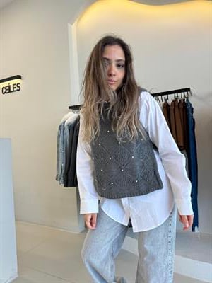 Swarovski Taşlı Süveter