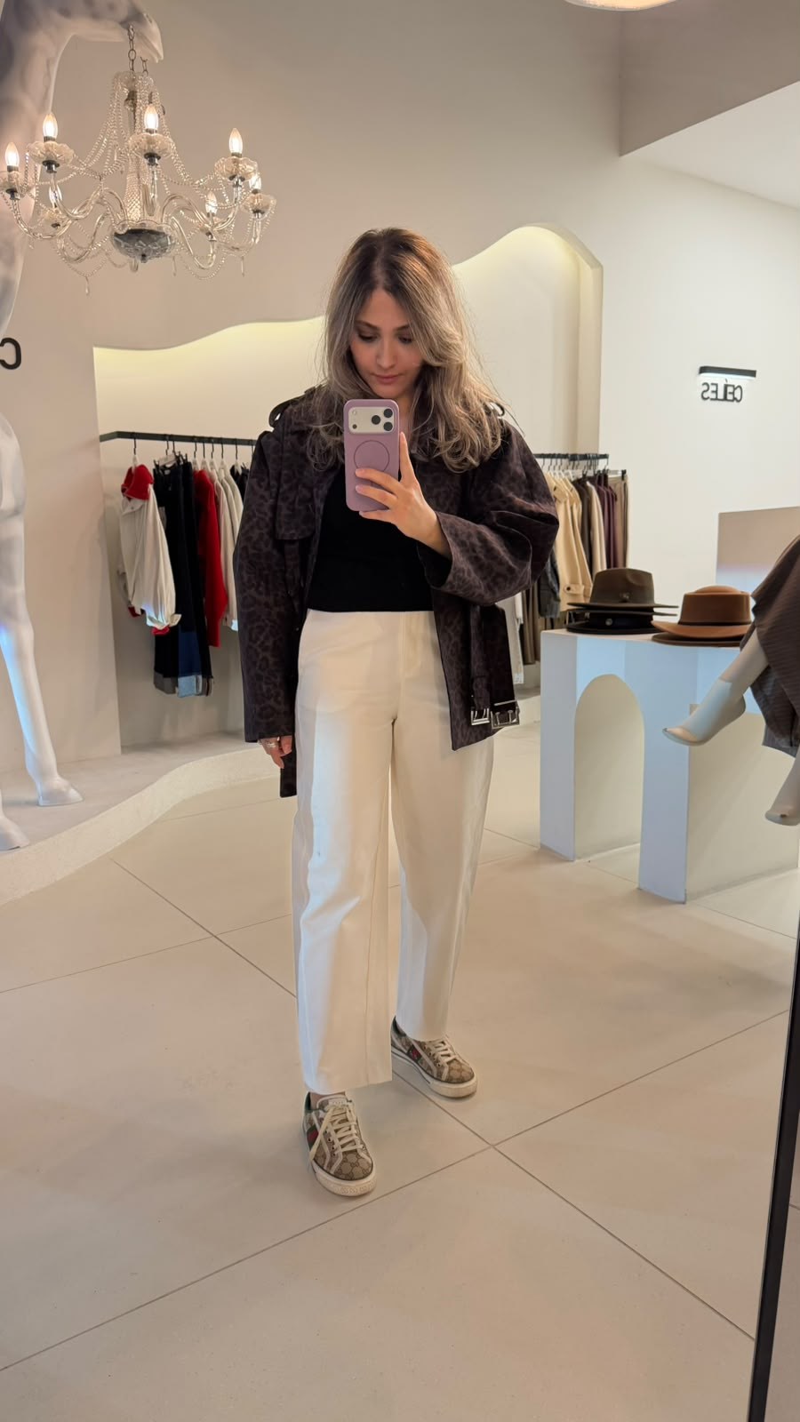 Barel Kesim Ekru Renk Pantalon