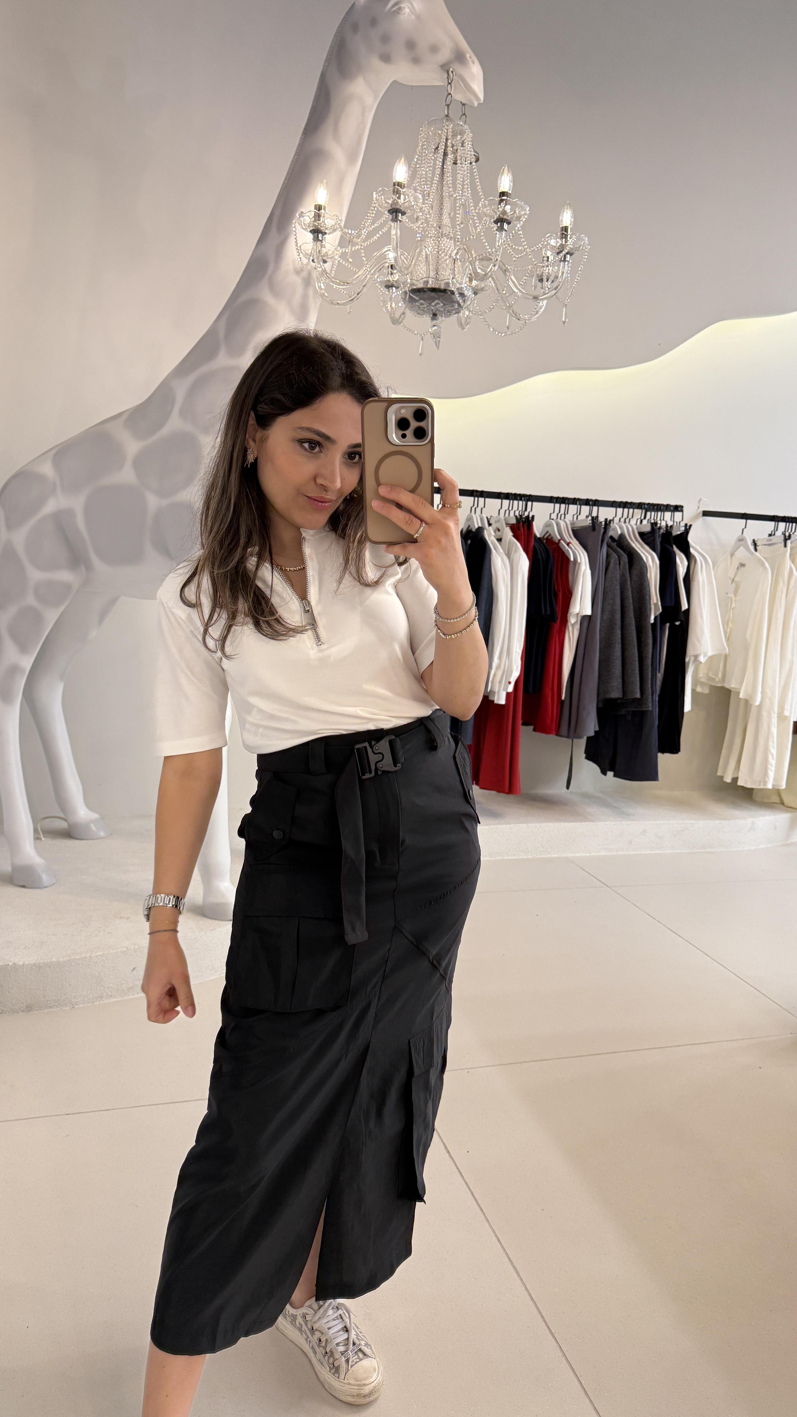 Paraşüt Kumaş Kargo Etek