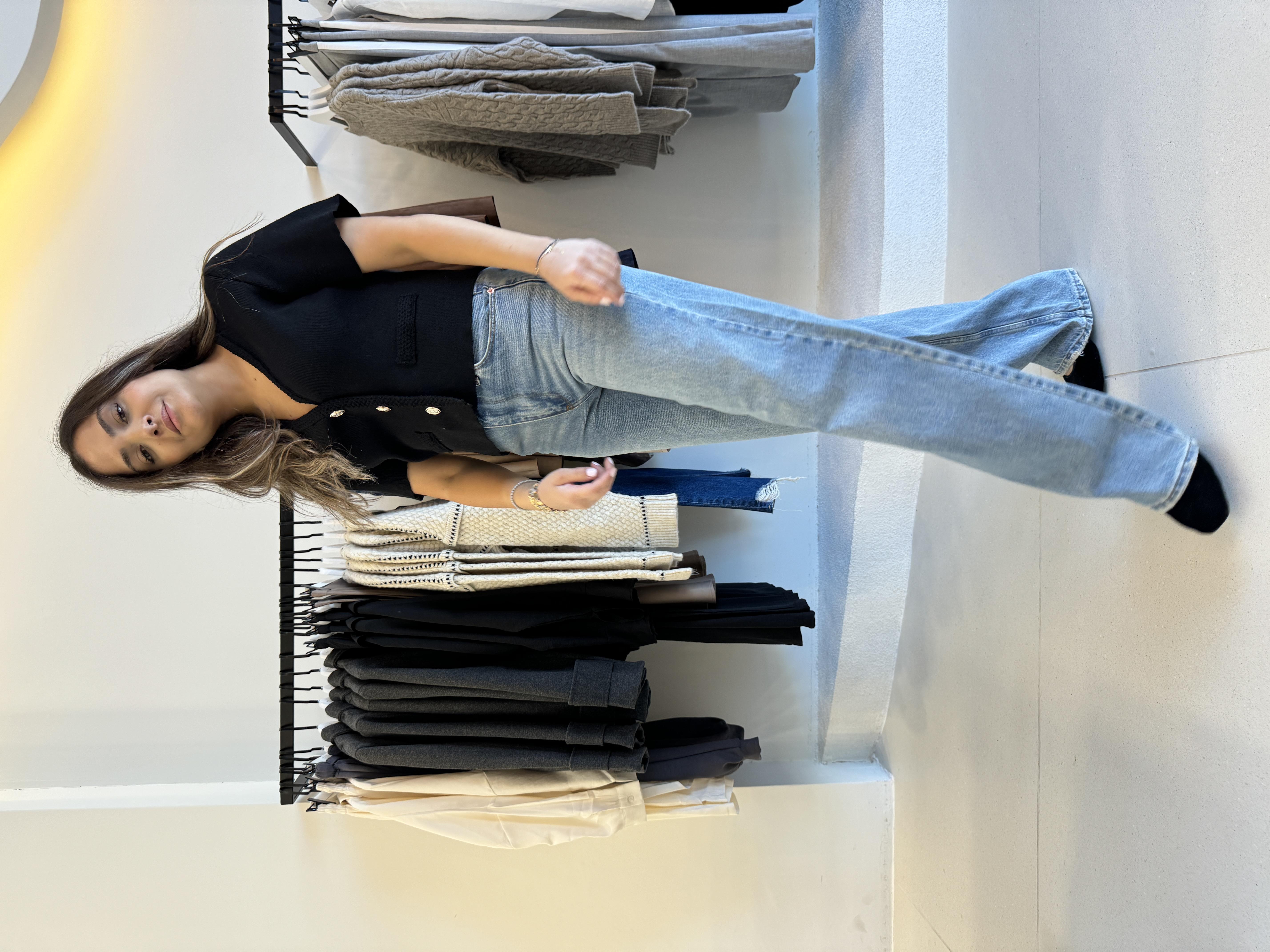 Yüksek Bel Jean Pantolon