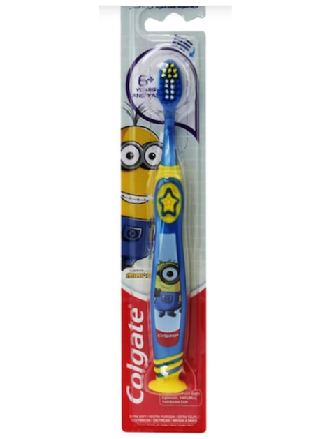 Colgate Minions 6+ Yaş Vakumlu Yapışkan Sap Ekstra Yumuşak Çocuk Diş Fırçası