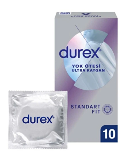 Durex Yok Ötesi Ultra Kaygan Standart Fit 10'lu 