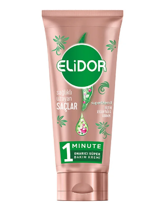 Elidor 1 Minute Onarıcı Süper Saç Bakım Kremi Sağlıklı Uzayan Saçlar 170 ml