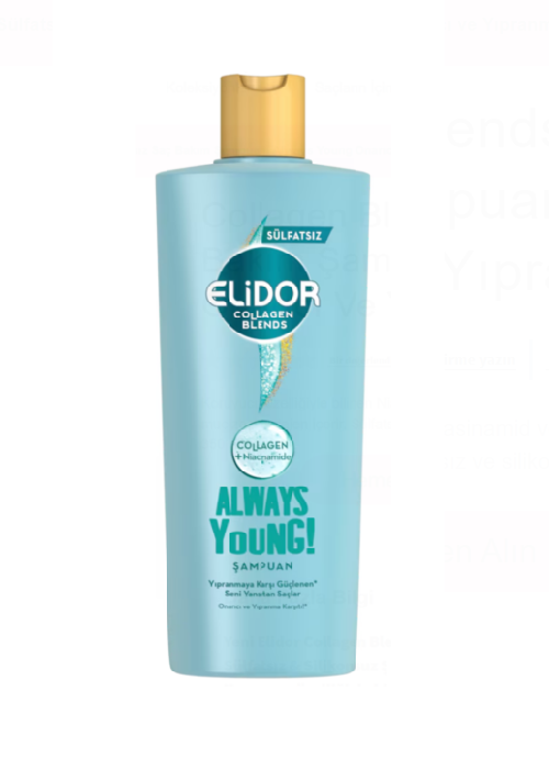 Elidor Always Young Collagen Blends Sülfatsız Şampuan 350 ml