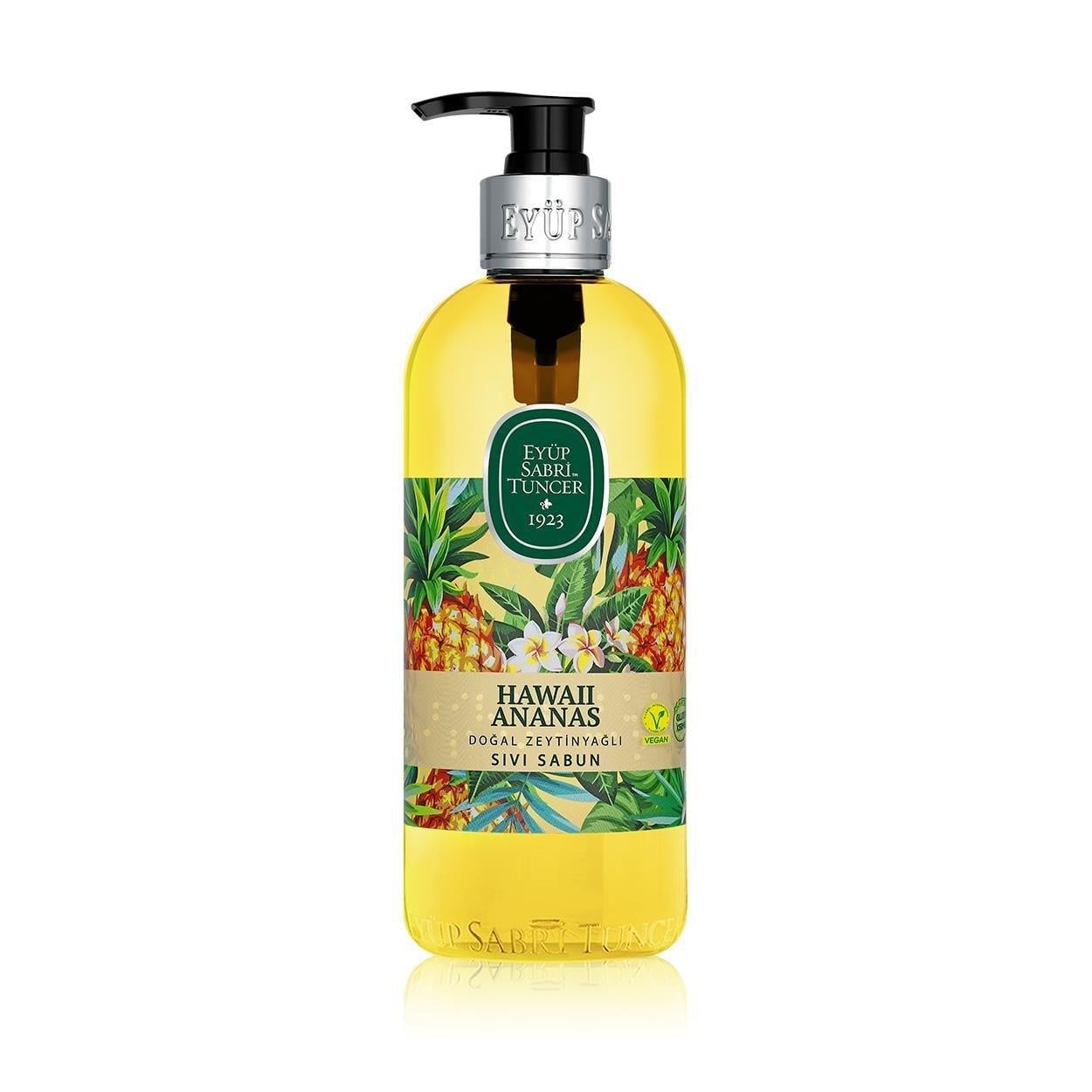 Eyüp Sabri Tuncer Hawaıı Ananas Doğal Zeytinyağlı Sıvı Sabun 500 ml