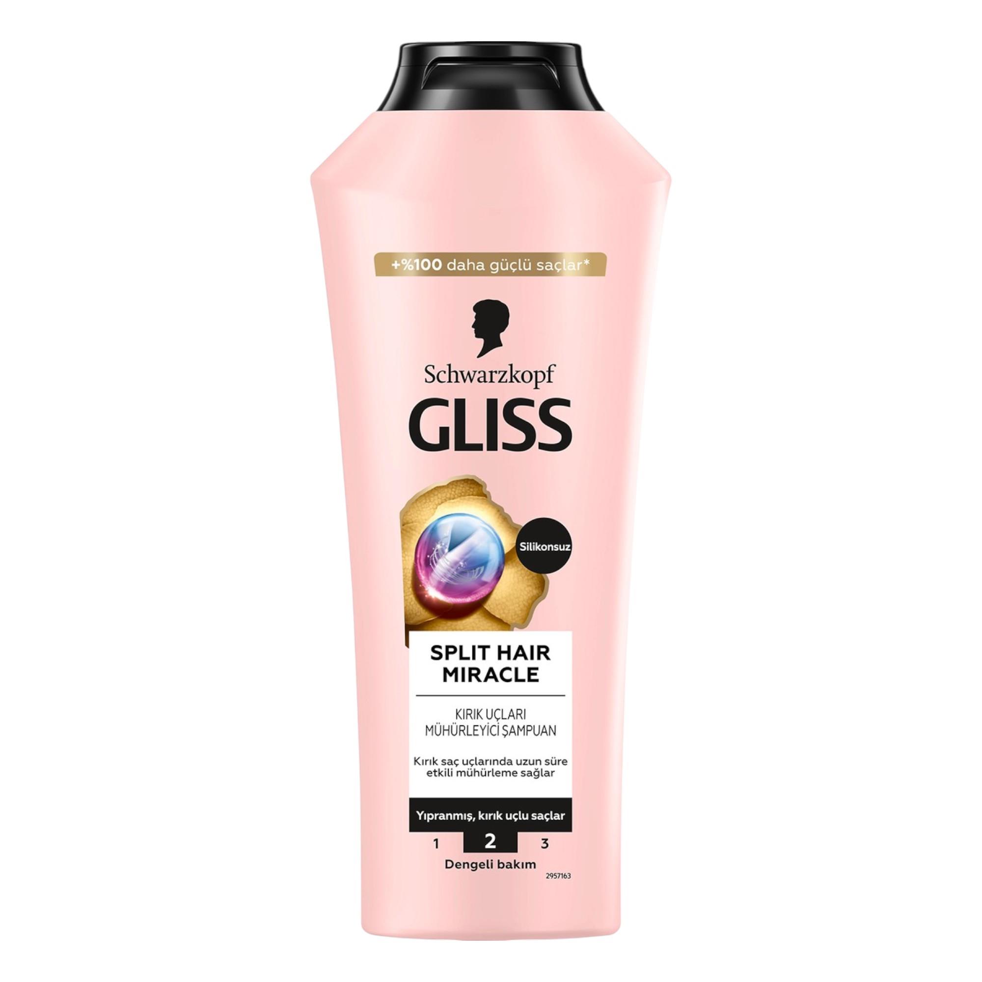GLISS Splıt Haır Mıracle Yıpranmış, Kırık Uçları Mühürleyici Şampuan 400 ml