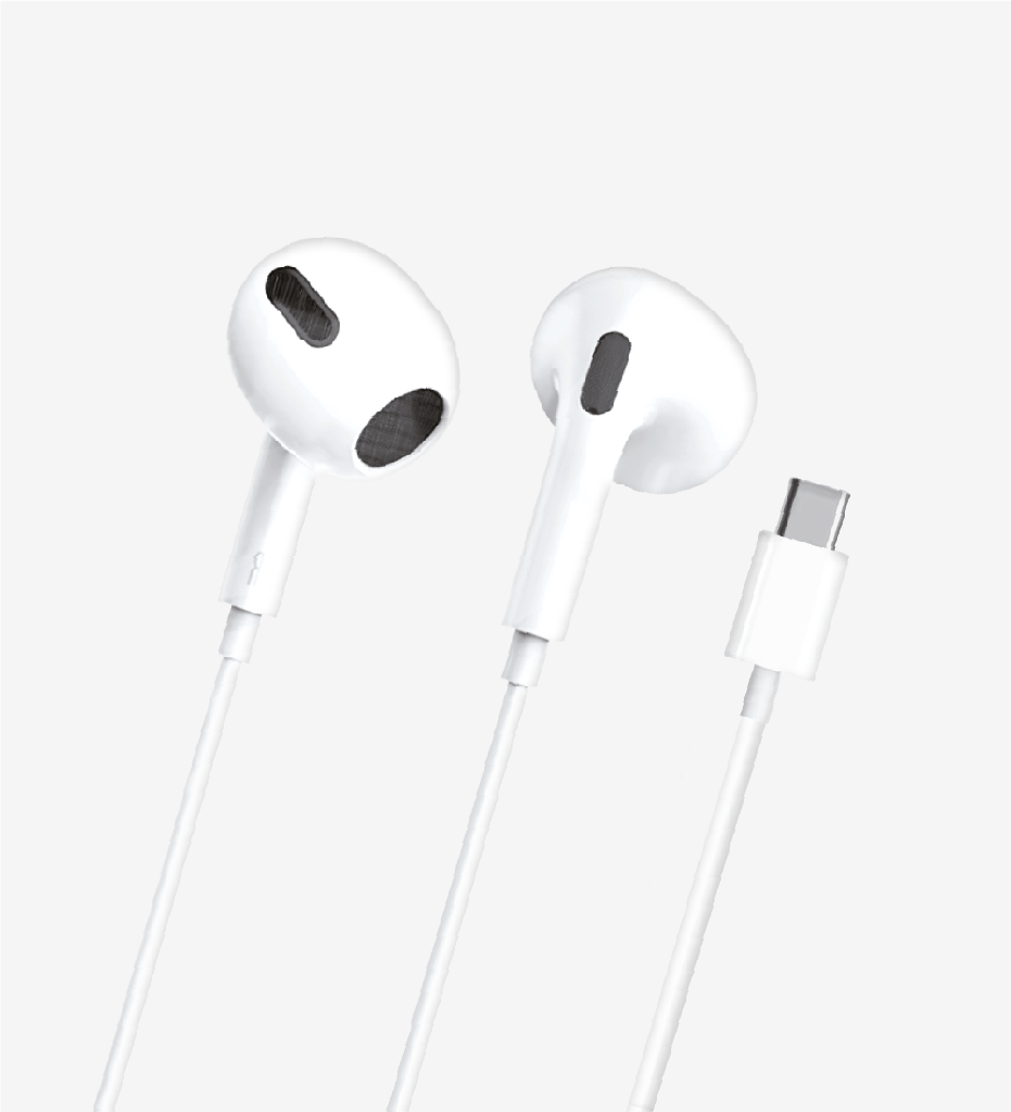 Link Tech H309 Mikrofonlu Kulak İçi Tip-C Kablolu Earpod