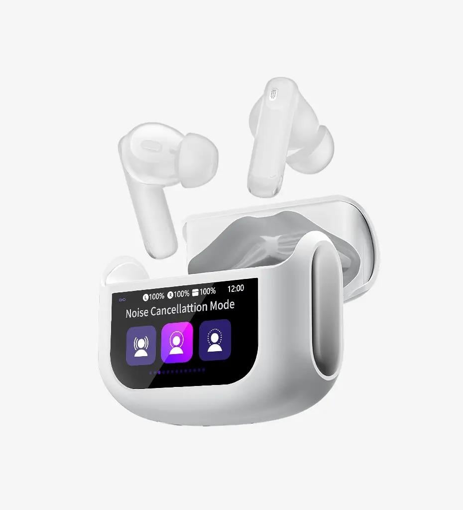 Link Tech TW45 Premium Dokunmatik Led Ekranlı ANC TWS Bluetooth Kulaklık