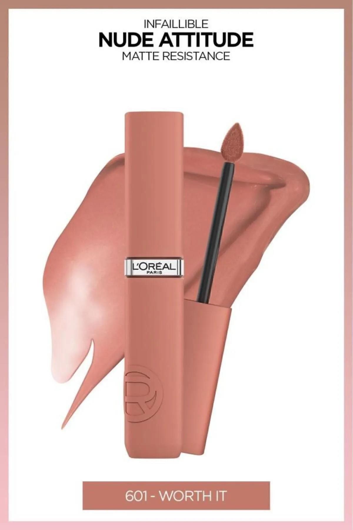 L'oreal Ruj Inf La Matte Resıstance 601