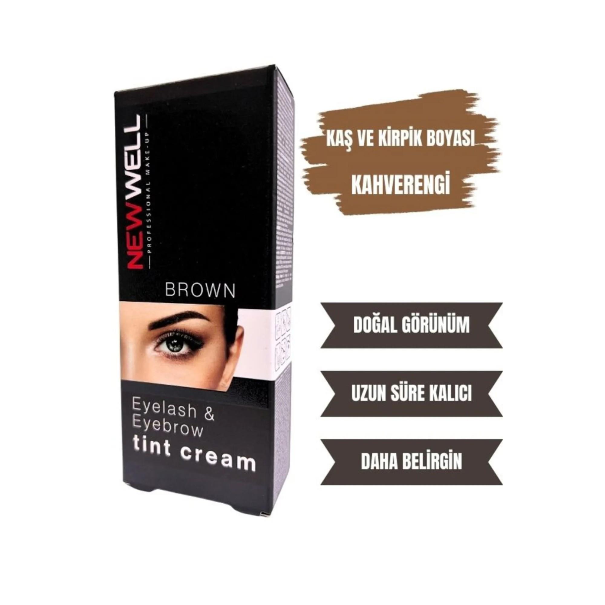 NEWWELL Kahverengi Kirpik & Kaş Boyası 15 ml