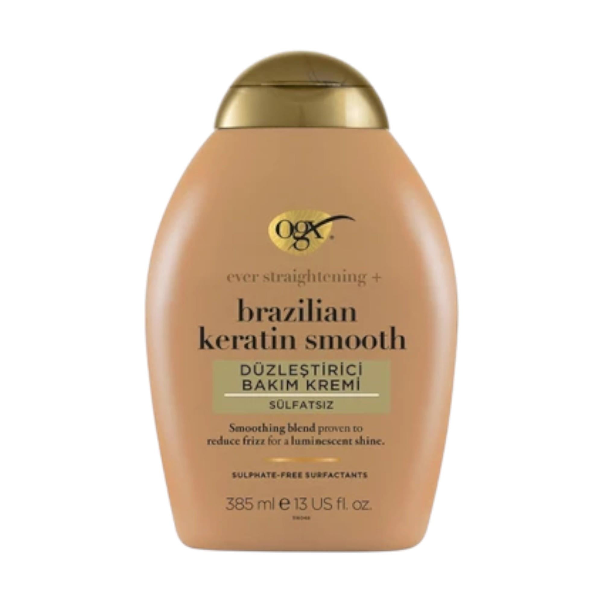 Ogx ever straightening + brazilian keratin smooth Düzleştirici Bakım Kremi Sülfatsız 385 ml