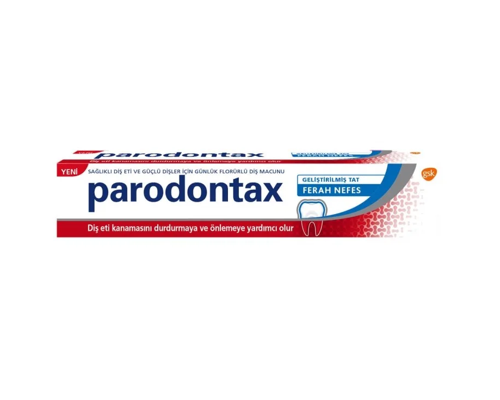 Parodontax Sağlıklı Diş Eti ve Güçlü Dişler İçin Günlük Flörürlü Diş Macunu Ferah Nefes 75 ml