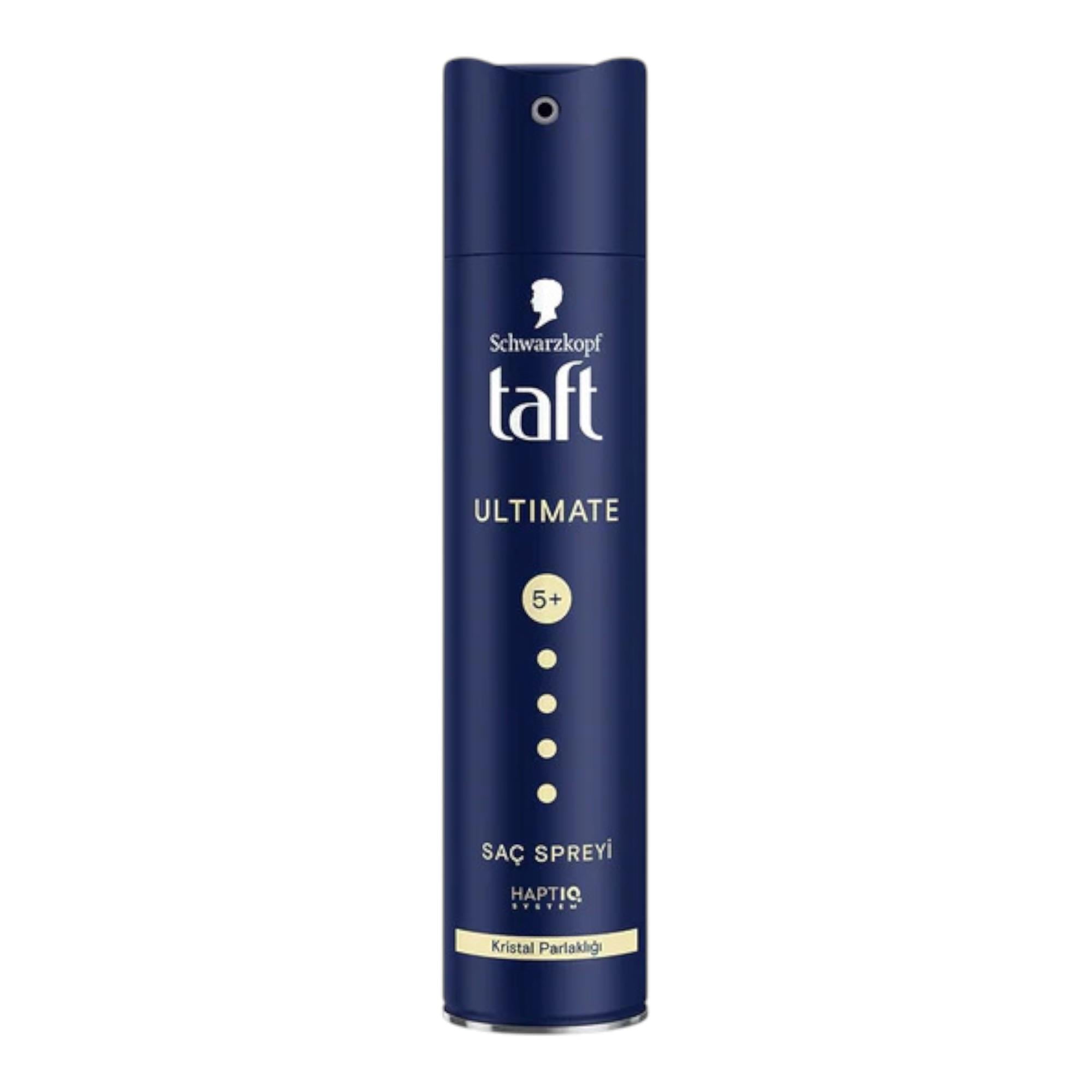 Taft Ultımate No:5+ Kristal Parlaklığı Saç Spreyi 250ml