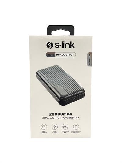 S-Link 10W Dual Output Powerbank 20000Mah 
