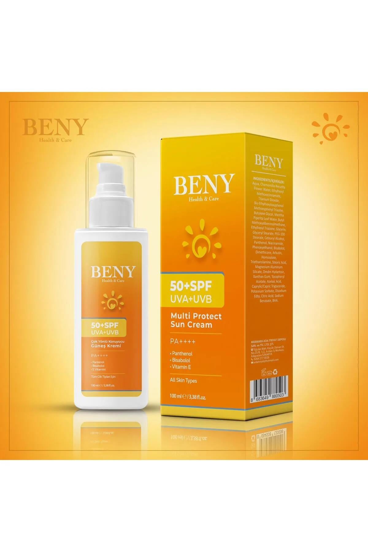 Beny Healt&Care 50+SPF UVA+UVB Güneş Kremi 100 ml