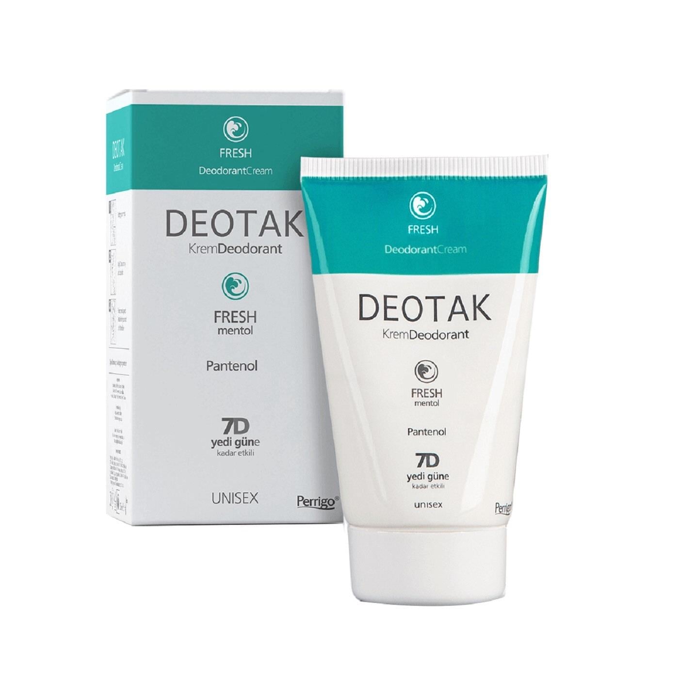 Deotak Fresh Deodorant Krem 35 ml