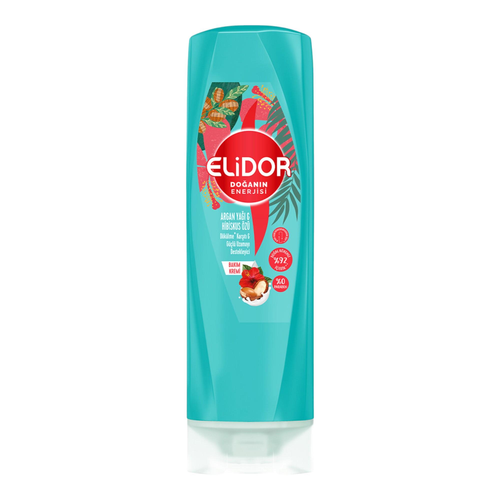 Elidor Argan Yağı&Hibisküs Özü Bakım Kremi 350 ml