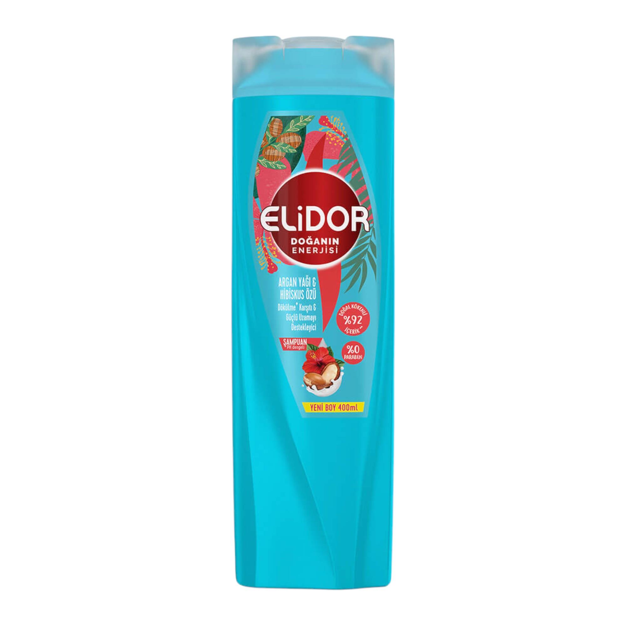 Elidor Argan Yağı&Hibisküs Özü Şampuan 400 ml