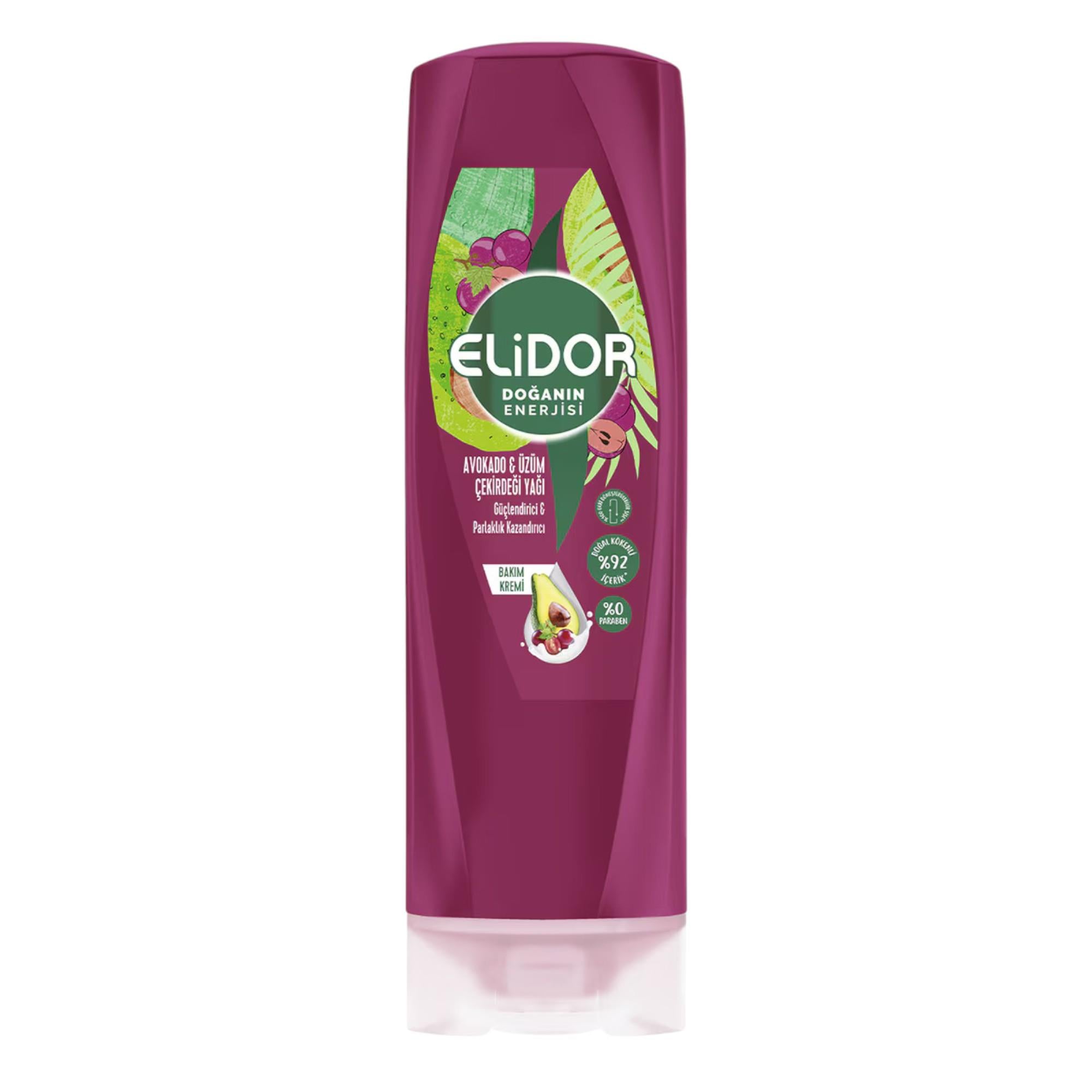 Elidor Avokado&Üzüm Çekirdeği Yağı Saç Kremi 350 ml