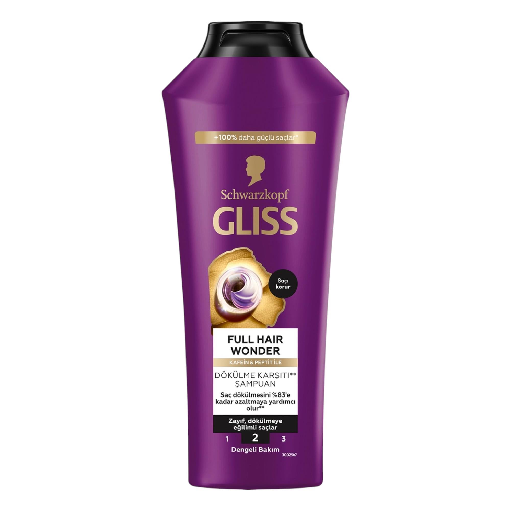 GLISS Full Haır Wonder Kafein&Peptit İle Dökülme Karşıtı Şampuan 400 ml