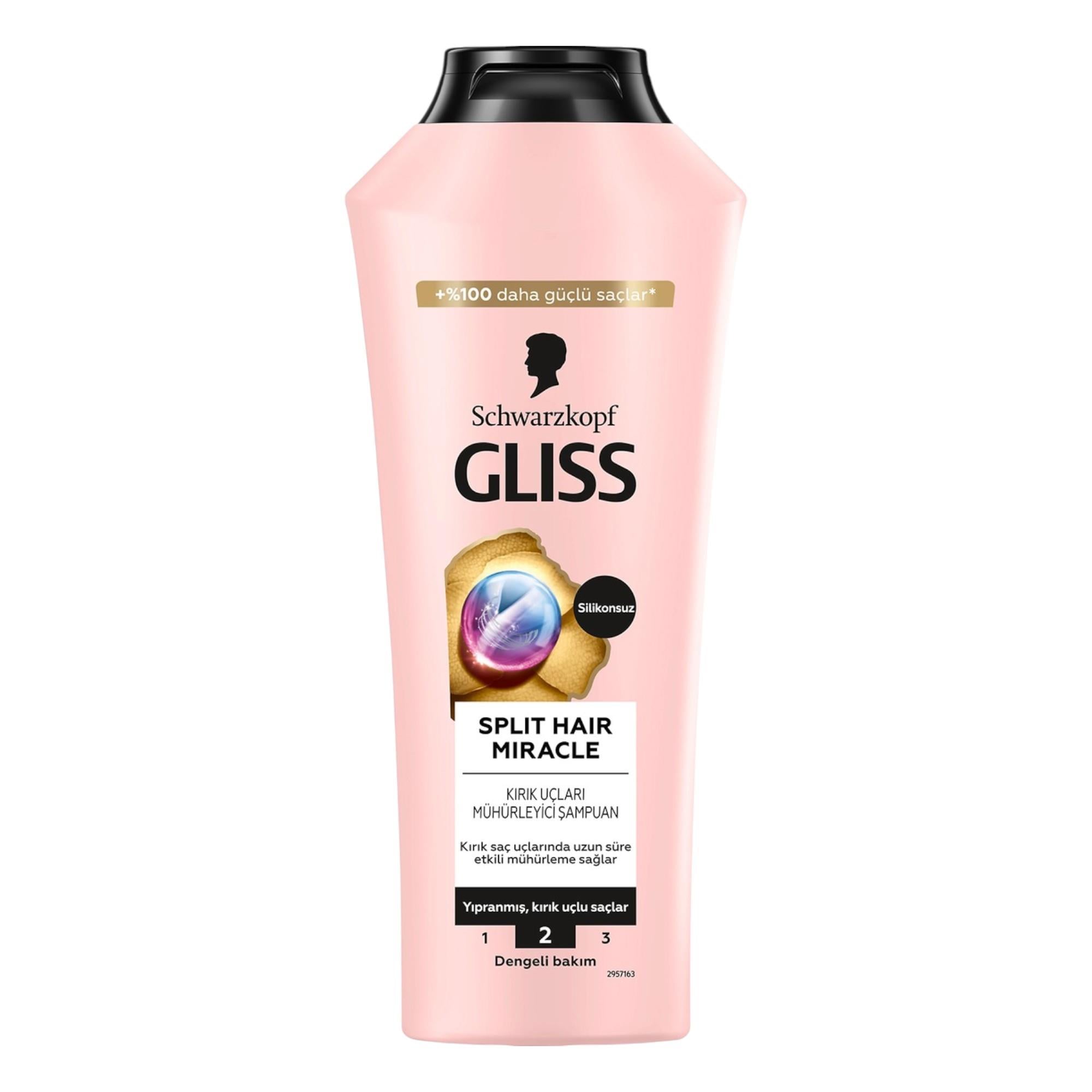 GLISS Splıt Haır Mıracle Yıpranmış, Kırık Uçları Mühürleyici Şampuan 400 ml