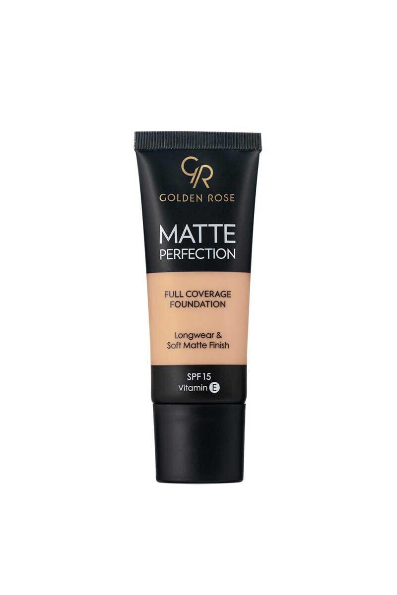 Golden Rose Matte Perfectıon Full Coverage (No:N4) Foundatıon Vitamin E 35 ml
