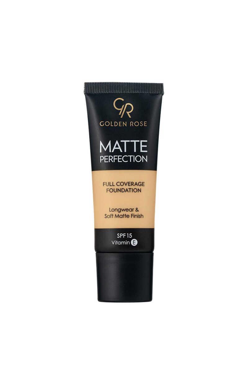 Golden Rose Matte Perfectıon Full Coverage (No:W4) Foundatıon Vitamin E 35 ml