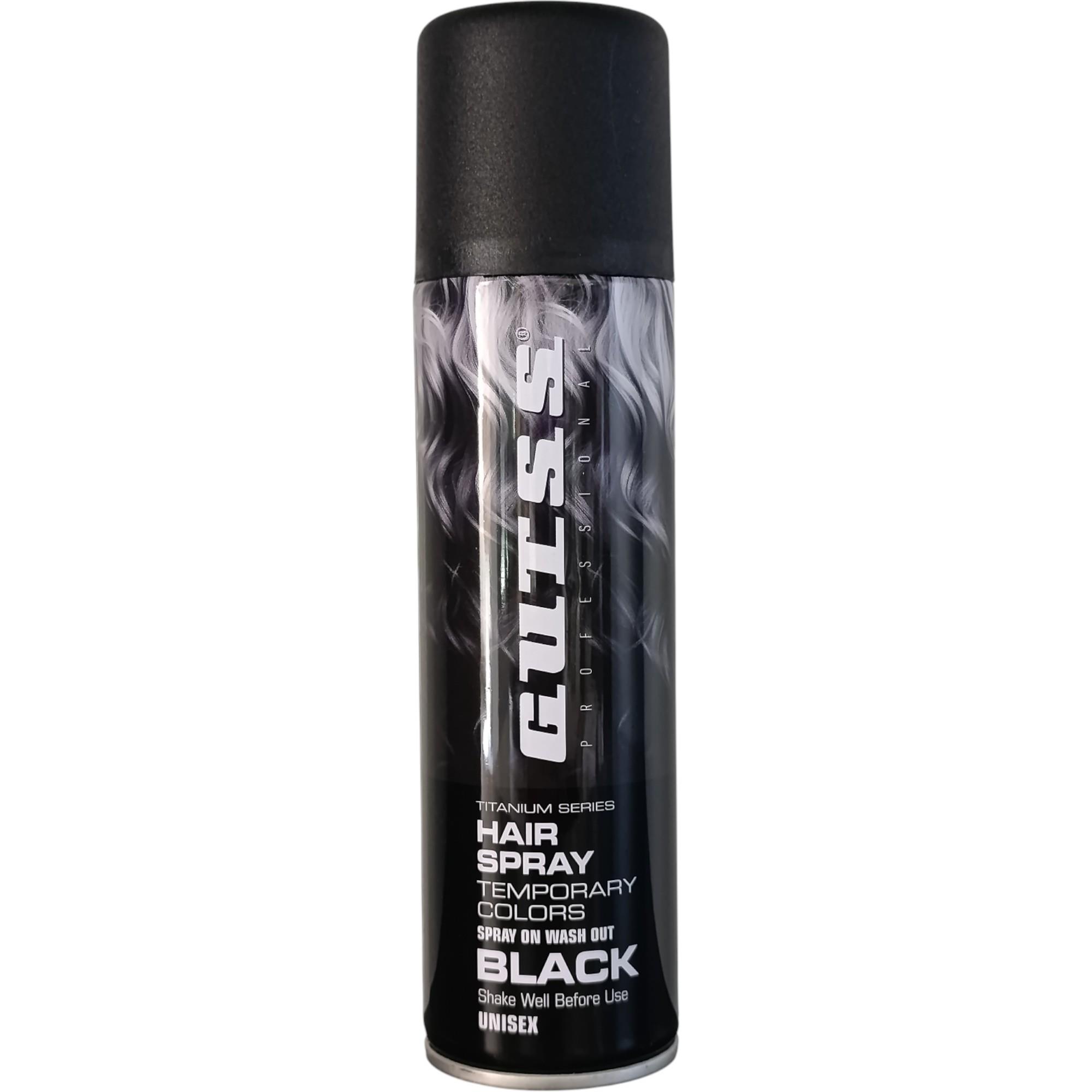Gutss Renkli Saç Spreyi Black 150ml