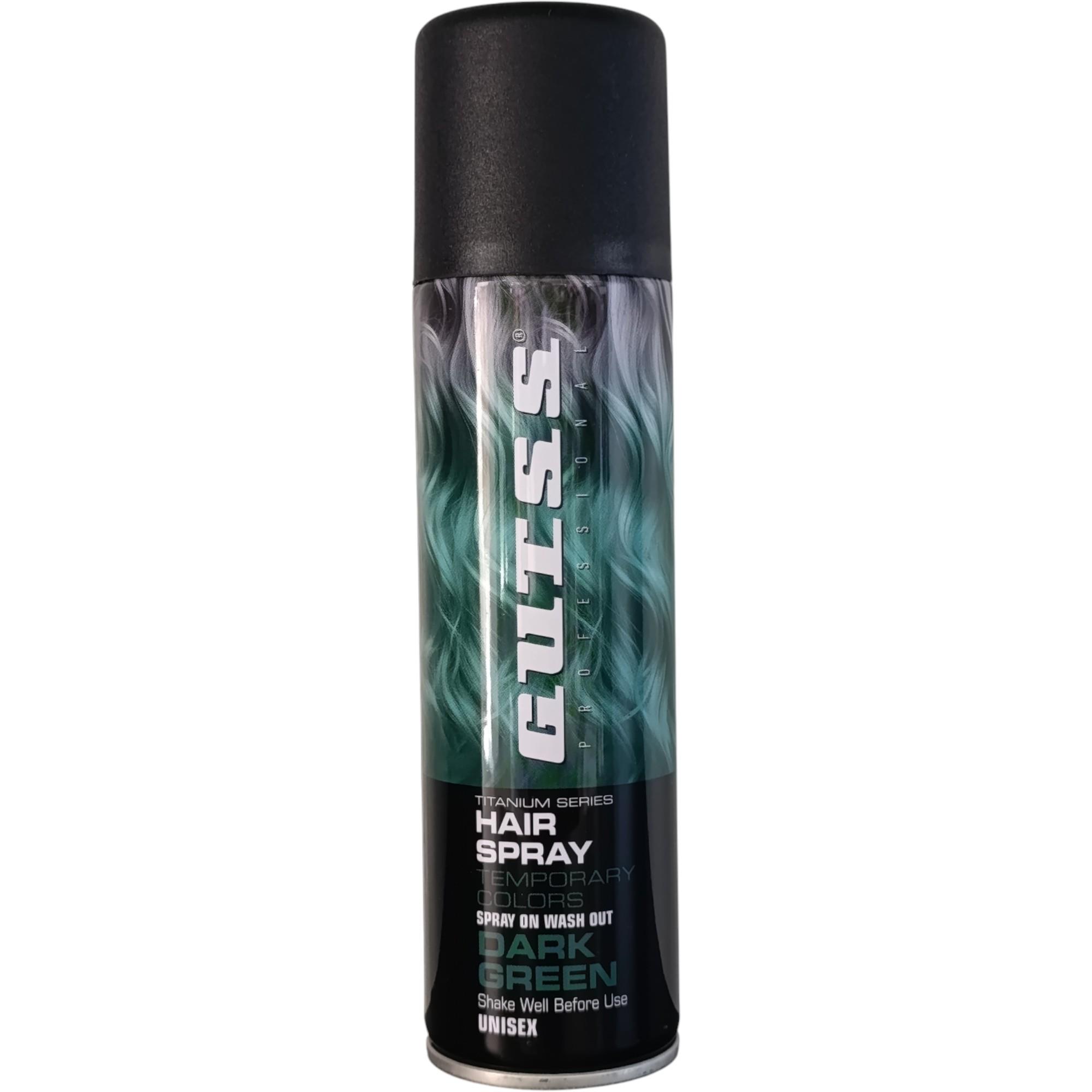 Gutss Renkli Saç Spreyi Dark Green 150ml